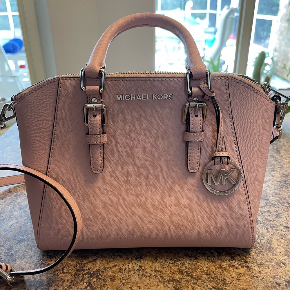 Michael Kors light pink purse
